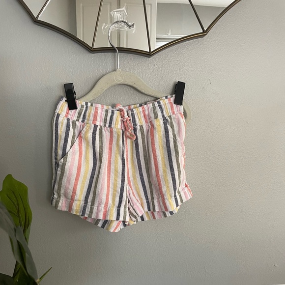 Old Navy Girls Multi Color Stripe Pull On Shorts Size Small 6-7 - Picture 2 of 10